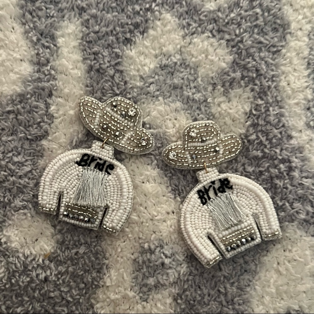 BRIDE cowgirl earrings
